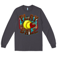 Smoke play ball softball Long Sleeve Tee - texasbilliewilder