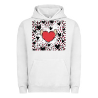 Pigment Lunar Rock valentine's day hearts Urban Hoodie - MaliasSmallBusiness