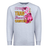 Heather Grey Stronger than breast cancer Premium Sweatshirt - Artiststas