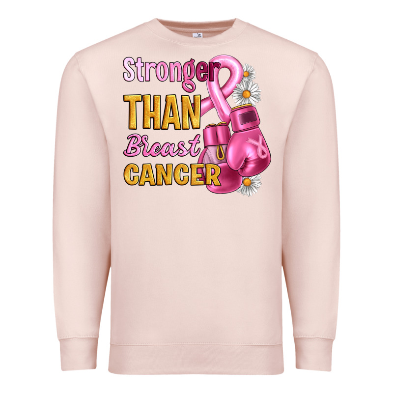 Stronger Than Breast Cancer Premium Sweatshirt by Artiststas | Teevron