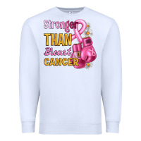 White Stronger than breast cancer Premium Sweatshirt - Artiststas