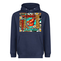 Navy western crawfish Heavyweight Hoodie - AdoDesignShop