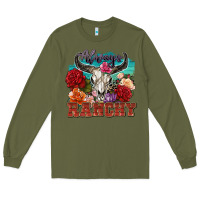 Army Green always ranchy Long Sleeve Tee - Zillion Design Studio