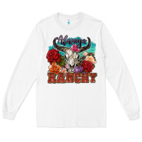 White always ranchy Long Sleeve Tee - Zillion Design Studio