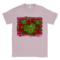 Lilac Valentine Cactus Heart with Roses Classic Tee - RanaPortraitStore