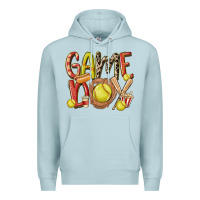 Blue Mist game day softball Premium Hoodie - MaliasSmallBusiness