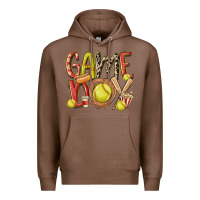 Chestnut game day softball Premium Hoodie - MaliasSmallBusiness