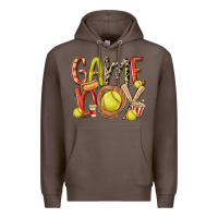 Coffee game day softball Premium Hoodie - MaliasSmallBusiness