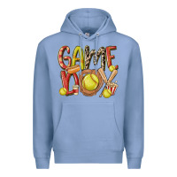 Colony Blue game day softball Premium Hoodie - MaliasSmallBusiness