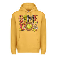 Mustard game day softball Premium Hoodie - MaliasSmallBusiness