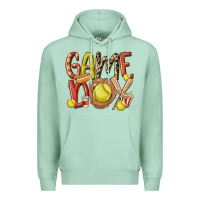 Seafoam game day softball Premium Hoodie - MaliasSmallBusiness