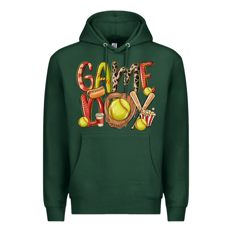 Game Day Softball Premium Hoodie by MaliasSmallBusiness | Teevron