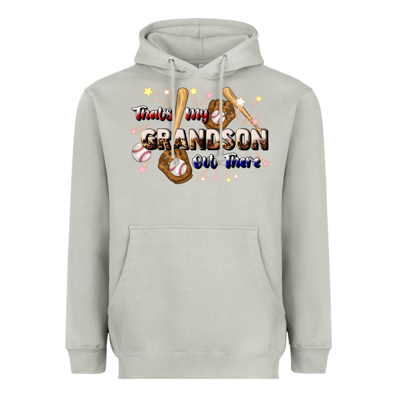 That's My Grandson Out There Baseball Heavyweight Hoodie by JahusDesignShop | Teevron