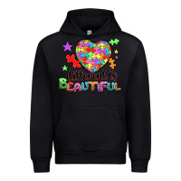 Black Different is beautiful Urban Hoodie - NancyCooperArtShop