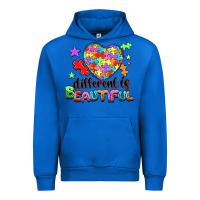 Cobalt Different is beautiful Urban Hoodie - NancyCooperArtShop