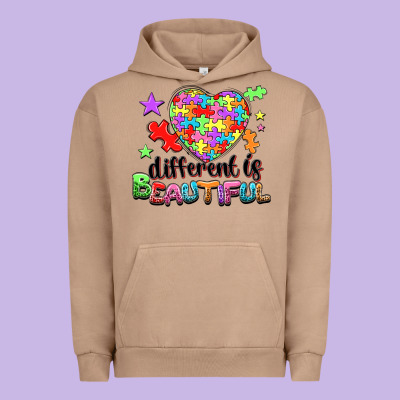 Different Is Beautiful Urban Hoodie Designed By Nancycooperartshop