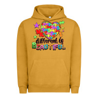 Pigment Peanut Butter Different is beautiful Urban Hoodie - NancyCooperArtShop