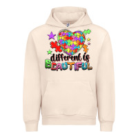 Sandshell Different is beautiful Urban Hoodie - NancyCooperArtShop