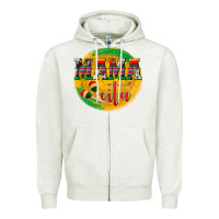 Oatmeal Heather Mama Cita Zipper Hoodie - texasbilliewilder