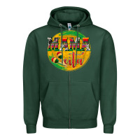 Sports Green Mama Cita Zipper Hoodie - texasbilliewilder