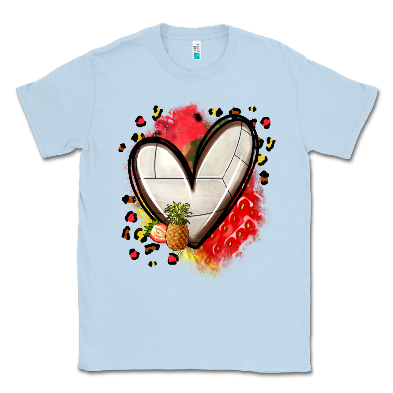 Fruits And Volleyball Heart Classic Tee by Zillion Design Studio | Teevron