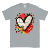 Heather Grey fruits and volleyball heart Classic Tee - Zillion Design Studio