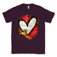Plum fruits and volleyball heart Classic Tee - Zillion Design Studio