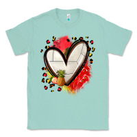 Seafoam fruits and volleyball heart Classic Tee - Zillion Design Studio