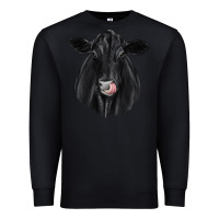 Black black angus Premium Sweatshirt - JahusDesignShop