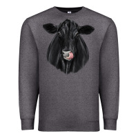 Charcoal Heather black angus Premium Sweatshirt - JahusDesignShop