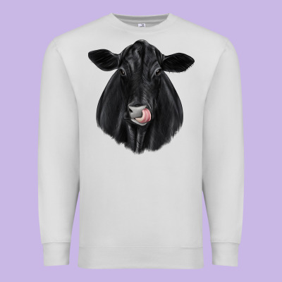 Black Angus Premium Sweatshirt Designed By Jahusdesignshop