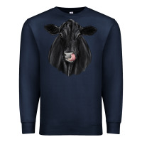 Navy black angus Premium Sweatshirt - JahusDesignShop
