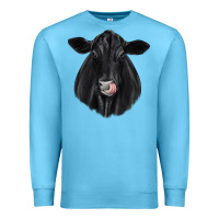 Ocean Blue black angus Premium Sweatshirt - JahusDesignShop