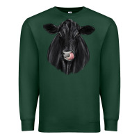 Sports Green black angus Premium Sweatshirt - JahusDesignShop