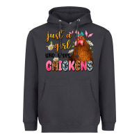 Smoke just a girl who loves chickens Heavyweight Hoodie - JahusDesignShop