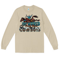 Mushroom the world needs more cowboys Long Sleeve Tee - Zillion Design Studio