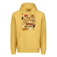 Antique Gold at the ballpark is where i spend most of my day Premium Hoodie - MaliasSmallBusiness