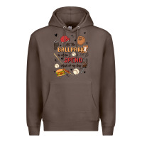 Coffee at the ballpark is where i spend most of my day Premium Hoodie - MaliasSmallBusiness