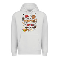 Dove Grey at the ballpark is where i spend most of my day Premium Hoodie - MaliasSmallBusiness