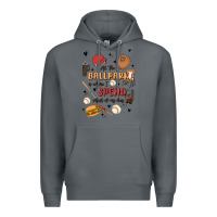 Rock at the ballpark is where i spend most of my day Premium Hoodie - MaliasSmallBusiness