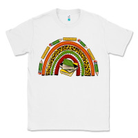 White black history teacher rainbow Classic Tee - texasbilliewilder