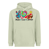 Matcha peace love  summer Heavyweight Hoodie - AdoDesignShop