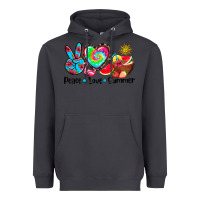 Smoke peace love  summer Heavyweight Hoodie - AdoDesignShop