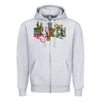 Heather Grey Mexican Nurse Zipper Hoodie - texasbilliewilder