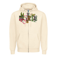 Sandshell Mexican Nurse Zipper Hoodie - texasbilliewilder