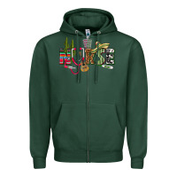 Sports Green Mexican Nurse Zipper Hoodie - texasbilliewilder