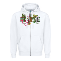 White Mexican Nurse Zipper Hoodie - texasbilliewilder