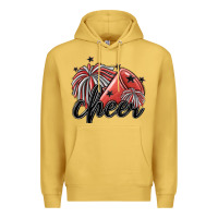 Antique Gold cheer Premium Hoodie - MaliasSmallBusiness