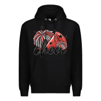 Black cheer Premium Hoodie - MaliasSmallBusiness