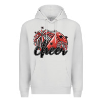 Dove Grey cheer Premium Hoodie - MaliasSmallBusiness